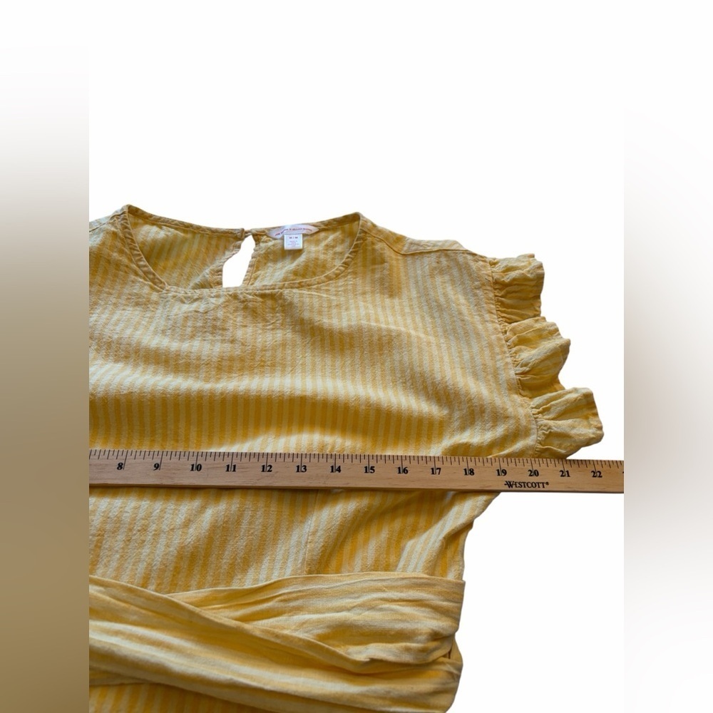 Joe Fresh x Jillian Harris "Sunshine Ruffle Dress" Size Medium - Picture 9 of 11